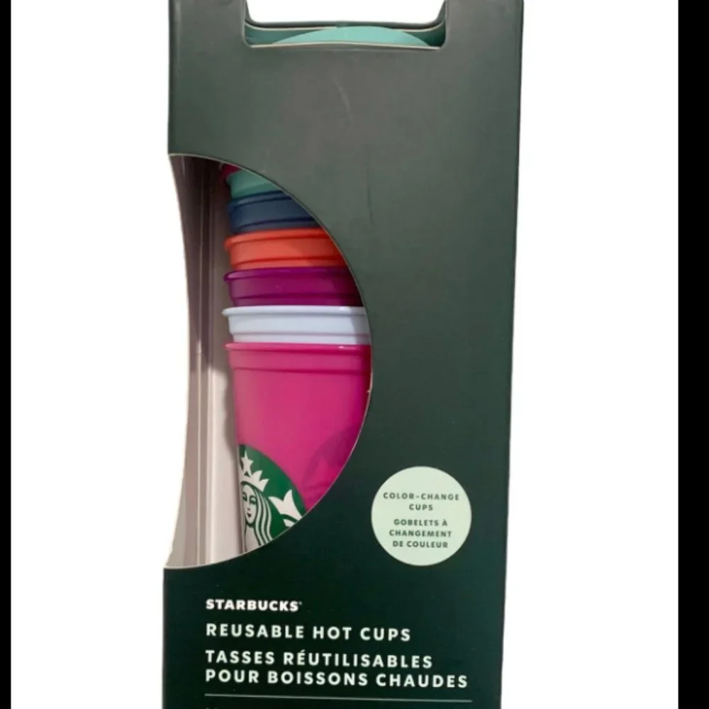 Starbucks Exclusive Valentine's 2023 Color Changing Reusable Hot Cups NIB - Picture 3 of 3